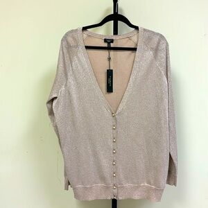 Plus size Talbots gold cardigan